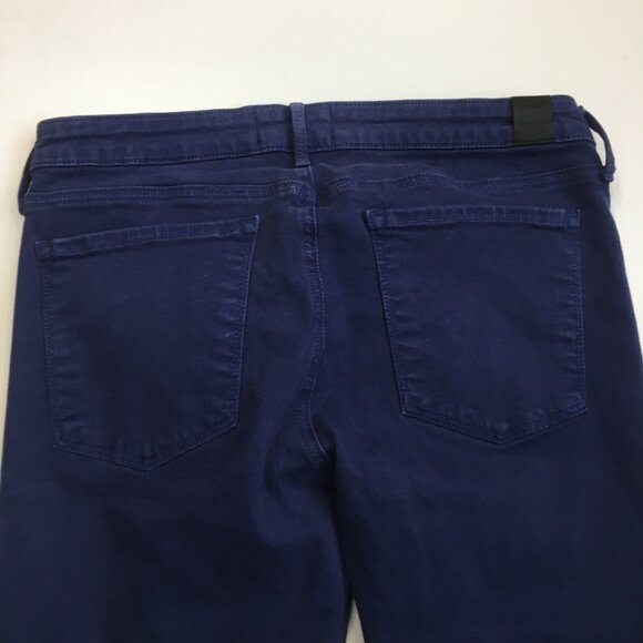 VINCE Blue RILEY Legging 5 Pocket Logo Hardware Skinny Jeans - Picture 8 of 11